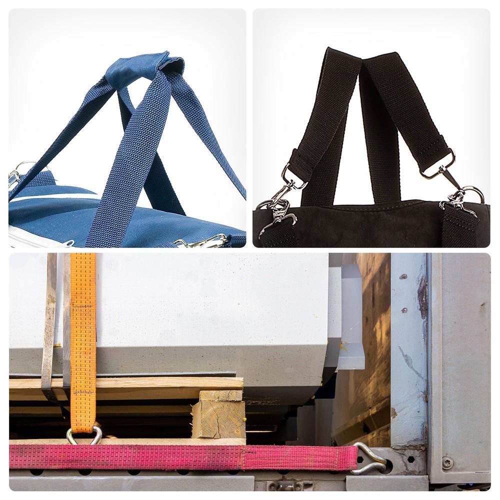 Lightweight Polypropylene Webbing Strap 3.8cm 10 Yard Light Purple