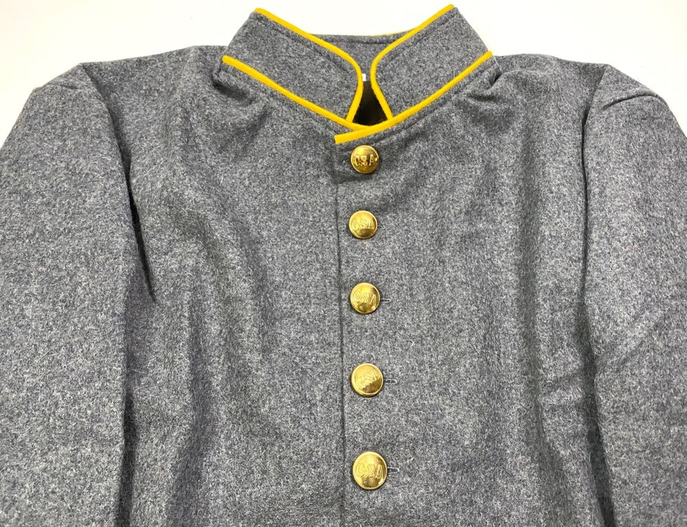 CIVIL WAR CS CSA CONFEDERATE CAVALRY SHELL JACKET-XLARGE 46R,48R