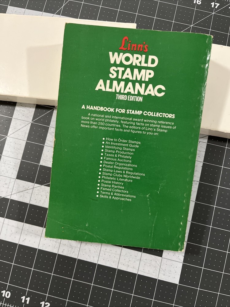Linn’s World Stamp Almanac Third Edition Soft Cover Book - Collection Supplies