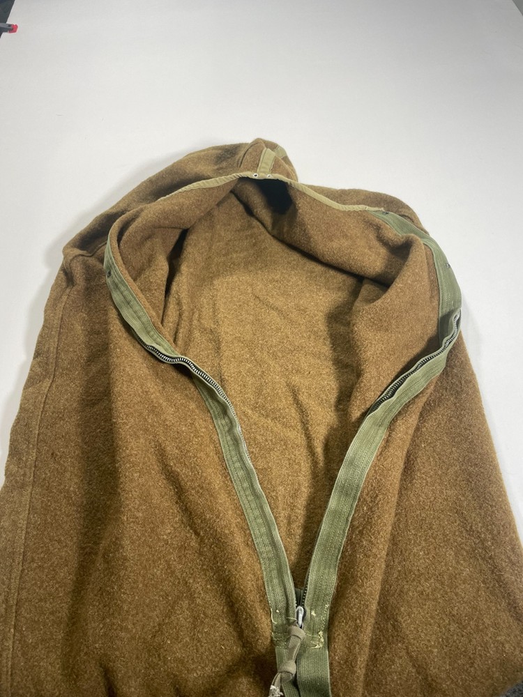 ORIGINAL WWII US ARMY 9119 WOOL MUMMY SLEEPING BAG-DATED 1944