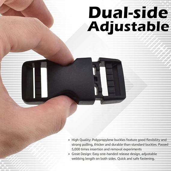 Quick Side Release Buckles 1 Inch Heavy Duty