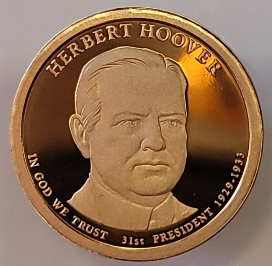 2014 S Proof Presidential Herbert Hoover Dollar