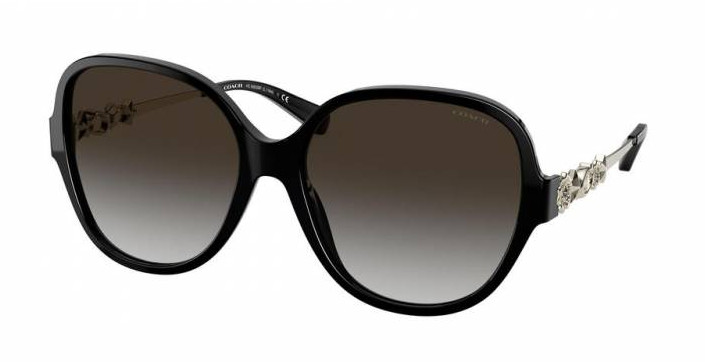 Genuine Replacement Lenses for COACH 8303BF Sunglasses - Grey Gradient 57mm