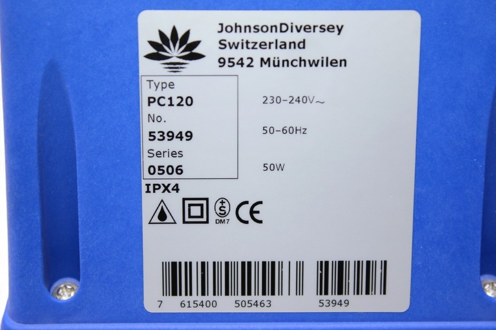 JOHNSON DIVERSEY PC 120 DOSING PUMP