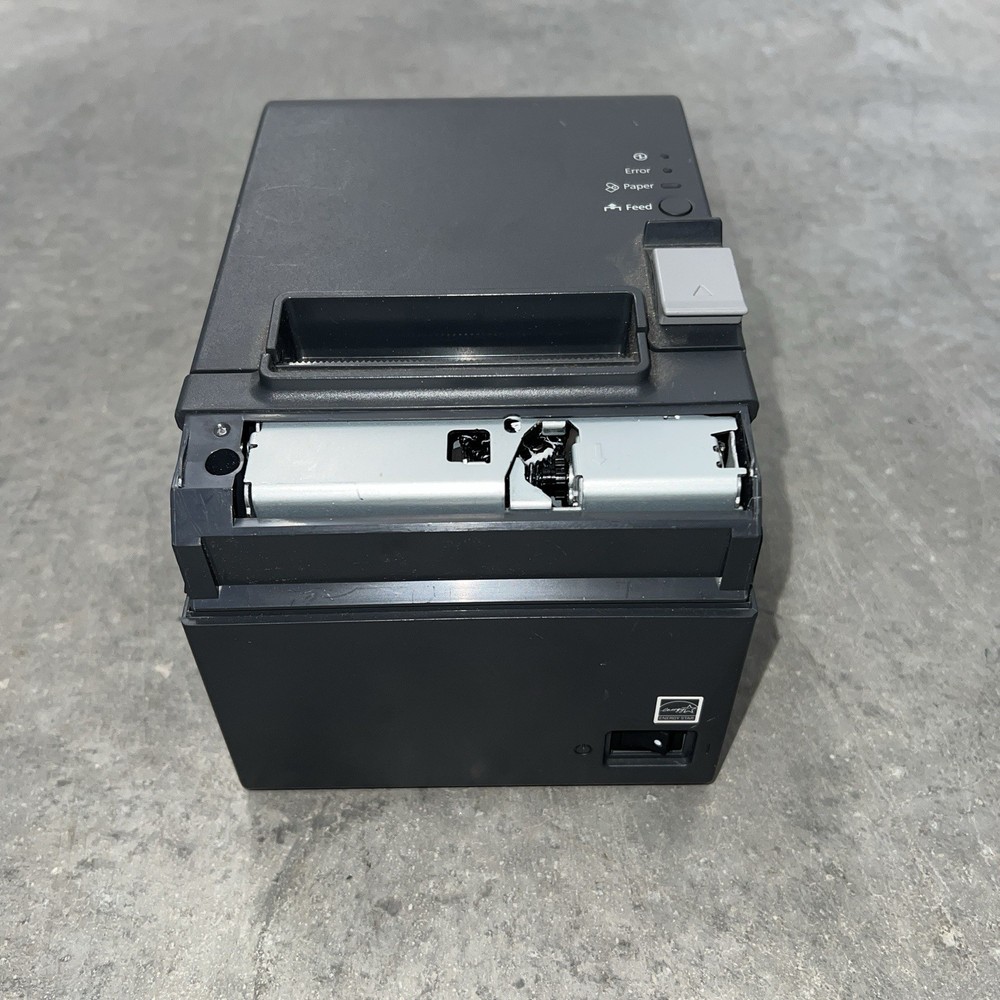 Epson TM-T20 M249A Compact Thermal POS Receipt Printer Serial UNTESTED No Cords