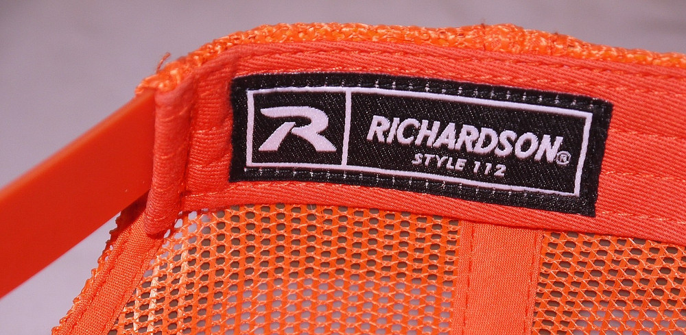 EUC Orange WAGGLE GOLF Rabbit Mesh Trucker Cap Hat