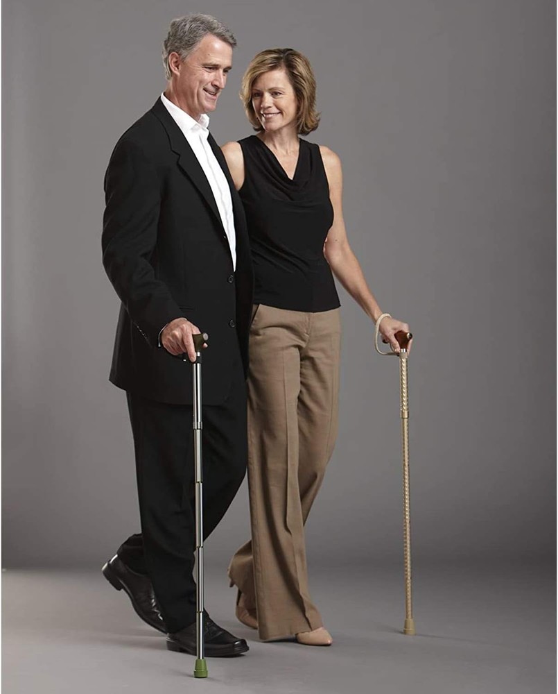 Stylish Adjustable Folding Walking Cane - 32-37" - Lightweight & Durable