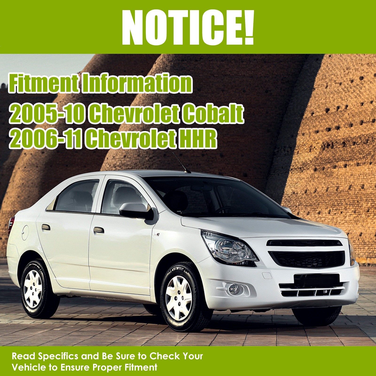 2PCS Front Shocks Struts w/Coil Spring Assembly For Chevy Cobalt HHR Pontiac G5