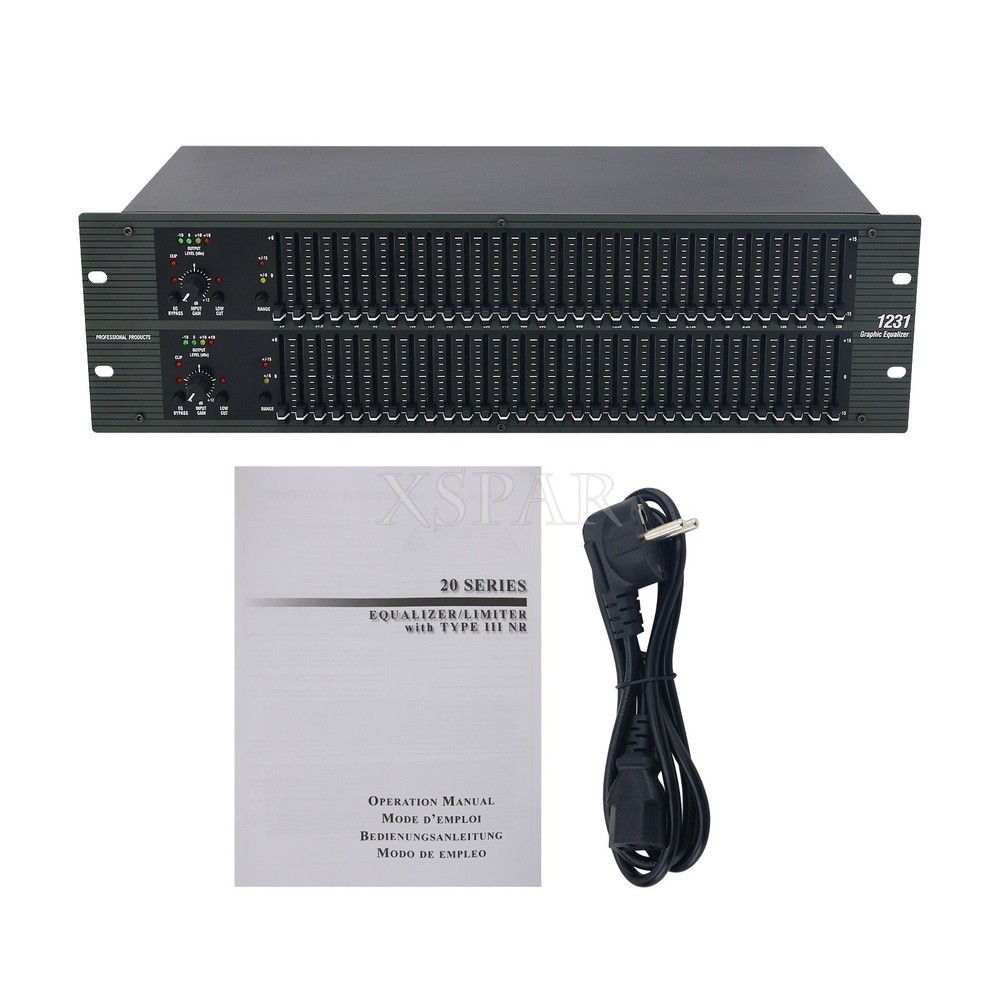 DBX 1231 Audio Equalizer Dual IC Chip Control Solid Core Pure Copper Transformer