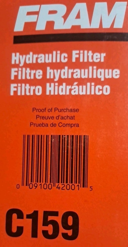 Fram C159 HD Spin-On Hydraulic Filter