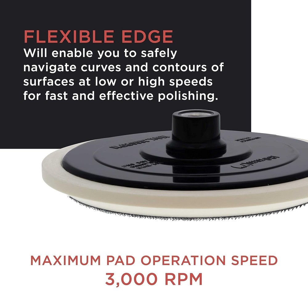 Brand 7" Hook & Loop Grip Mount Universal Polisher Buffer Backing Plate Pad, ...
