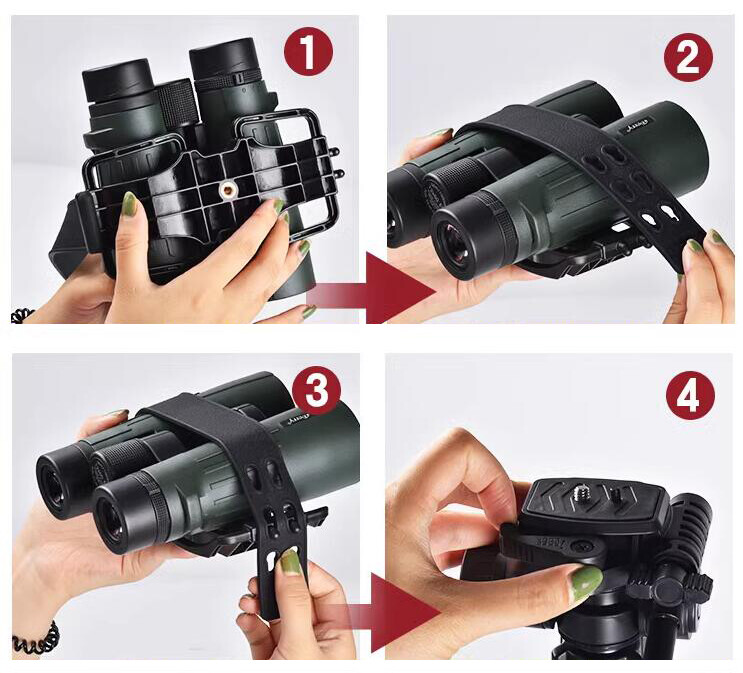 Binocular Telescope Tripod Connector Adapter Fixing Bracket Cip