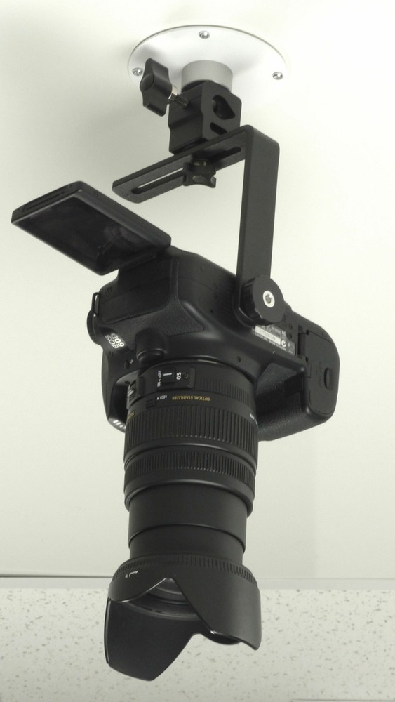 ALZO Face Down Camera Screw to Ceiling Mount L Bracket