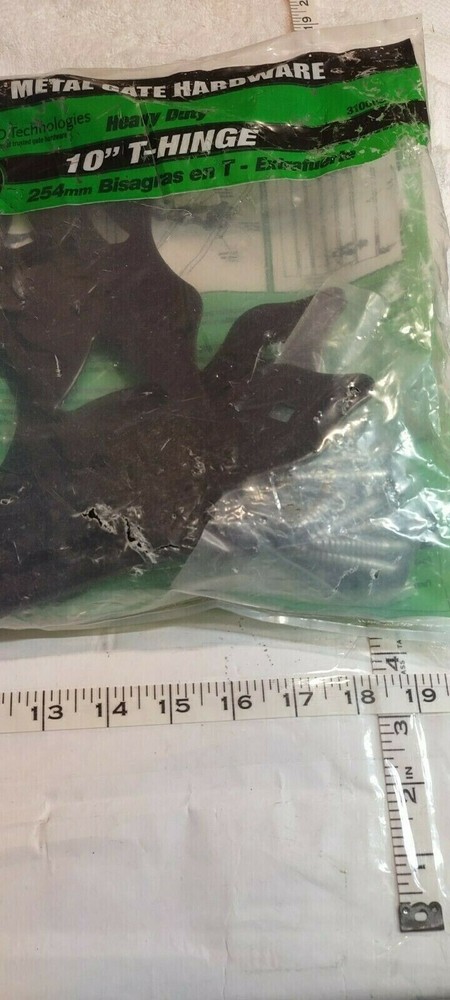 GATE HINGE 10" T-Hinge Non Self-Closing D & D Technologies Heavy Duty