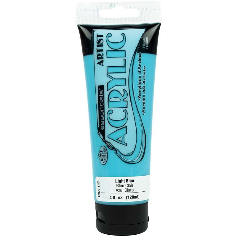 Essentials Acrylic Paint 4oz Light Blue