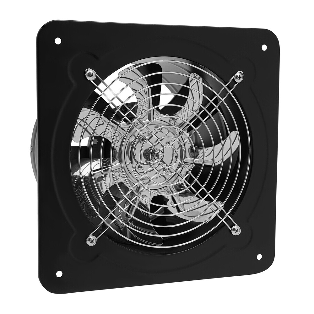 Exhaust Fan Wall/Window Mounted W/ Back-draft Damper for Kitchen Ventilation