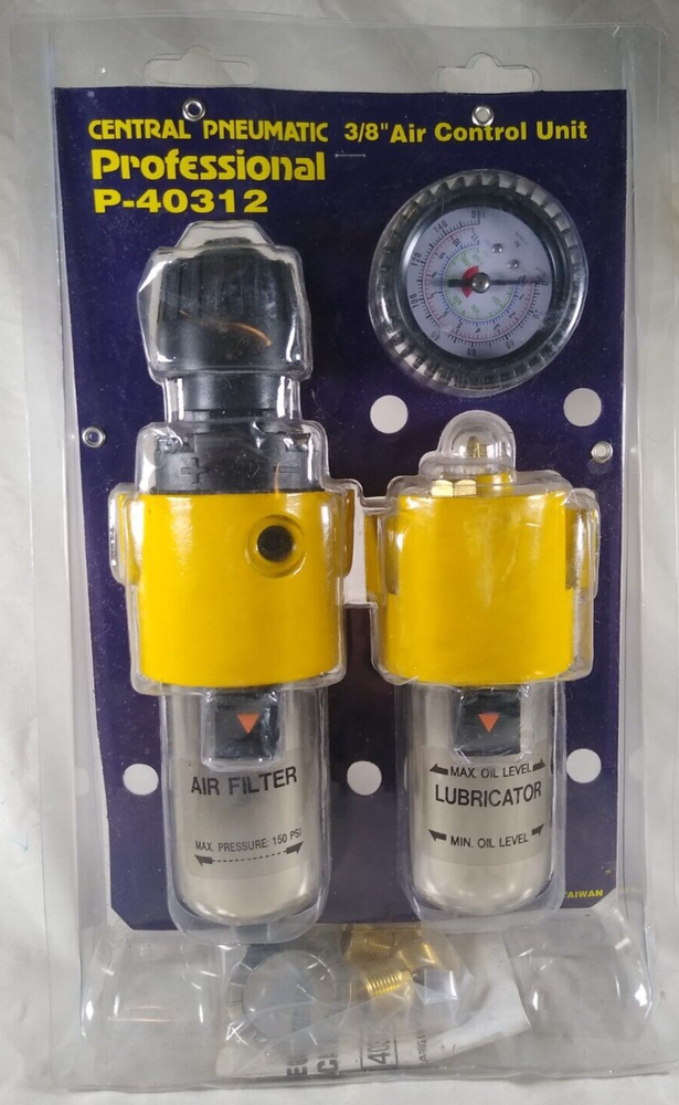 NEW - Central Pneumatic 3/8" Air Control Unit Professional