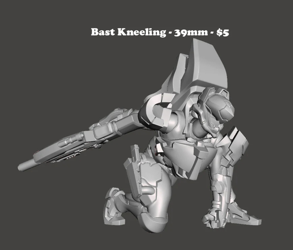 Whisper Mecha / Mech - Bast - One Piece Model