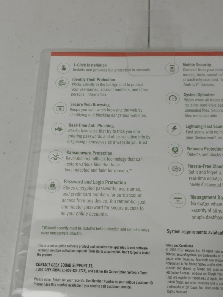 Webroot SecureAnywhere Internet Security - Full Version for Windows & Mac