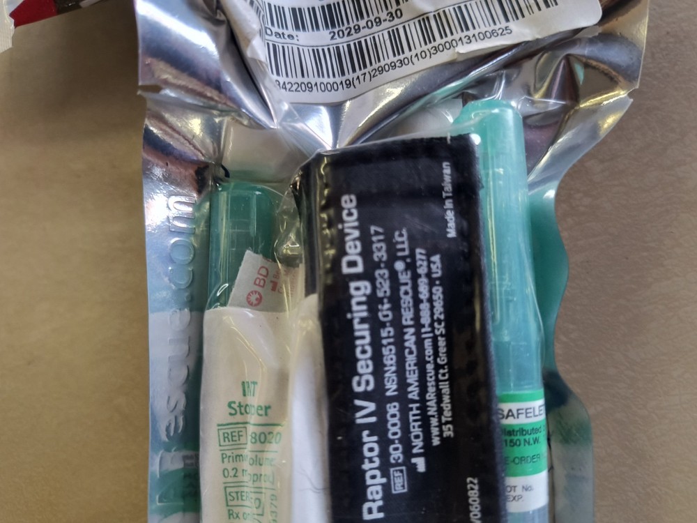 One NAR IV Saline Lock Kit Exp 2027