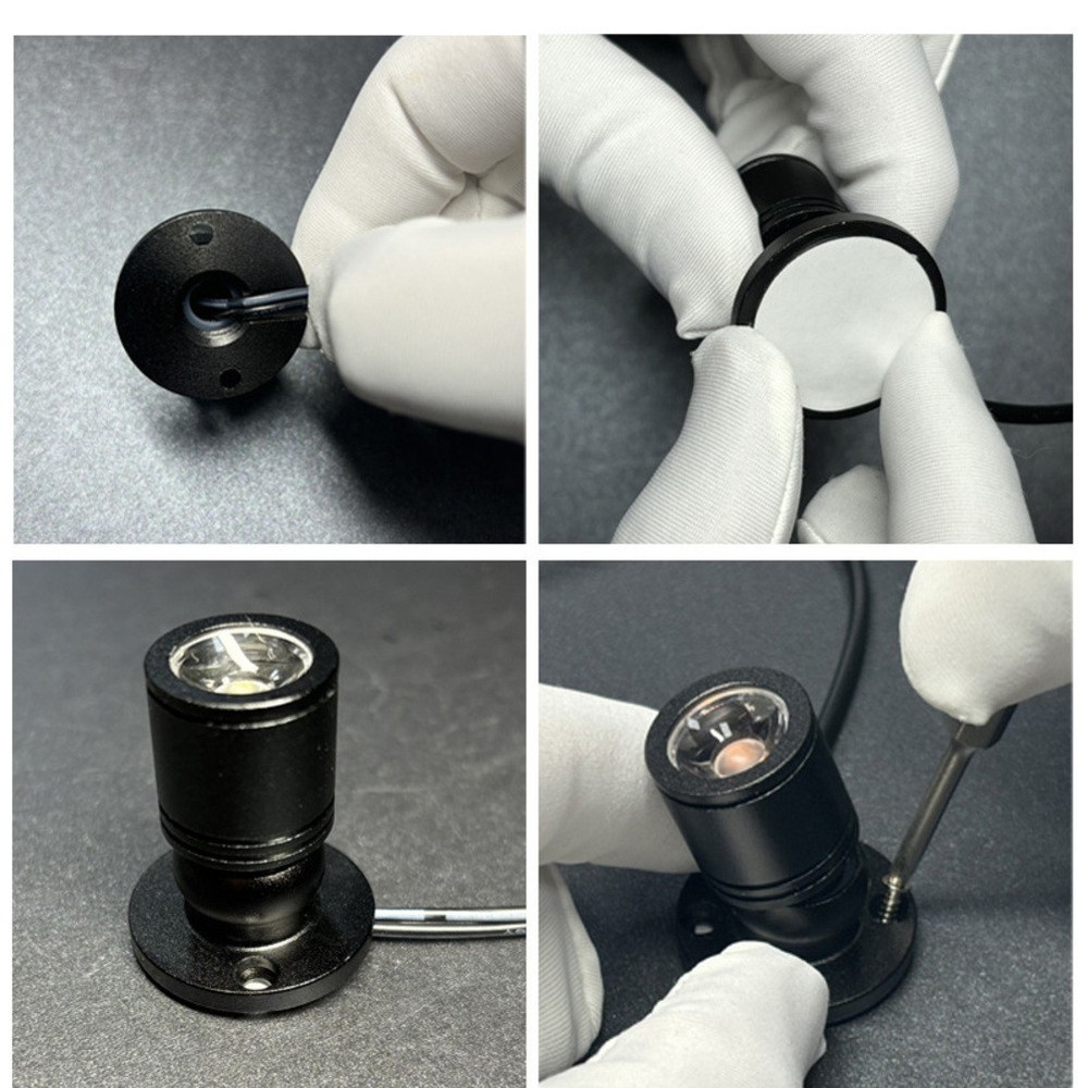 USB LED Spotlight 5V USB Powered Aluminum Construction Adjustable Tilt Angle