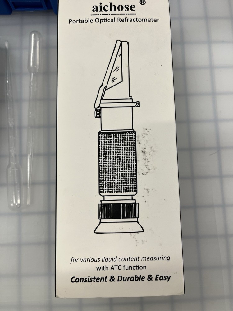 Aichose 0-80% Brix Refractometer With Case And Accessories
