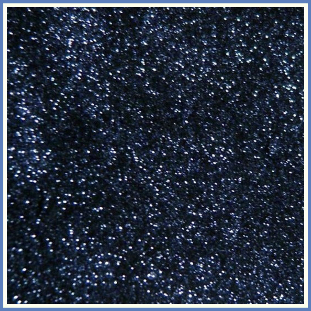 Metallic Navy Blue Glitter, .008" Very Fine Cut, Premium Solvent Resistant Poly