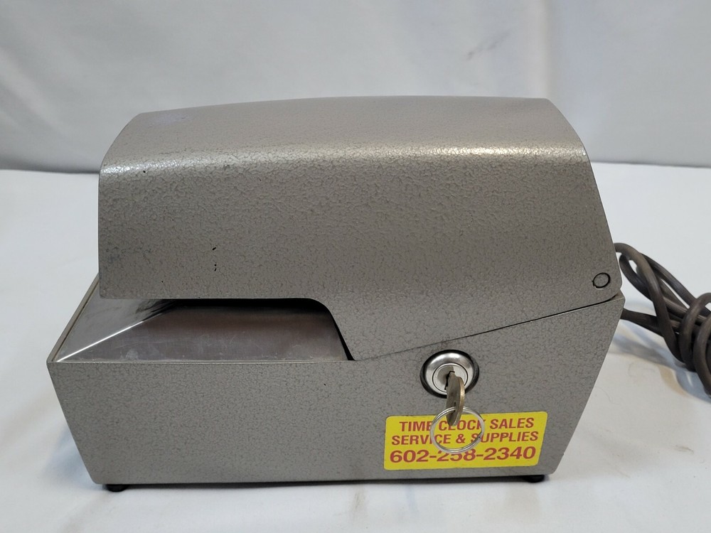 RAPIDPRINT AR-E ELECTRIC DATE TIME STAMP W/ KEY