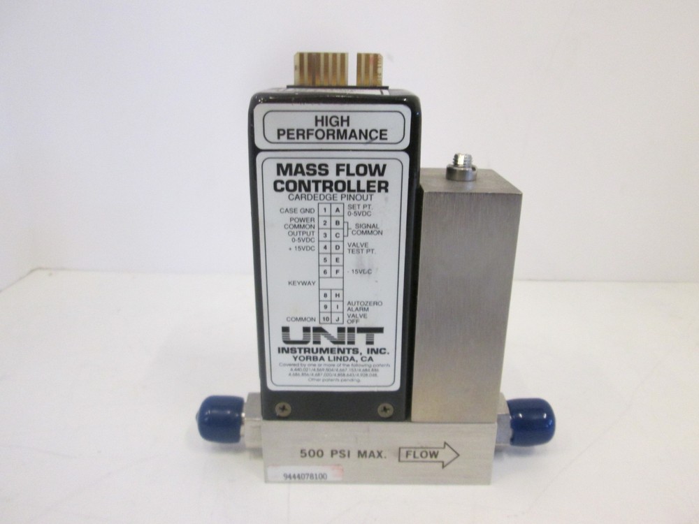 Unit Instruments, UFC-1100A, Mass Flow Controller, 10 SLM, Ar, Used