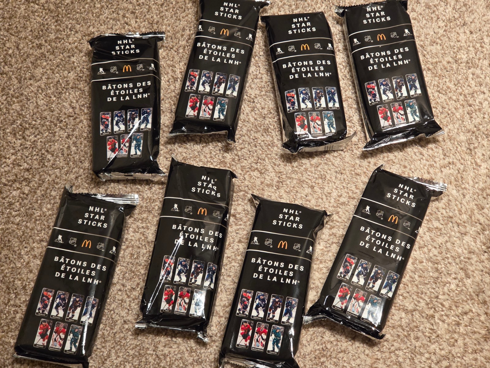 NHL McDonalds Star Sticks Canada 2026 Complete Set Available