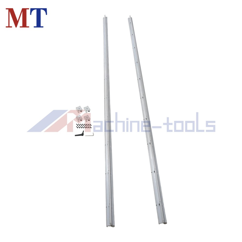 2 Pack 2000mm SBR16 Linear Rail + 4PCS SBR16UU Block for 3D Printer CNC