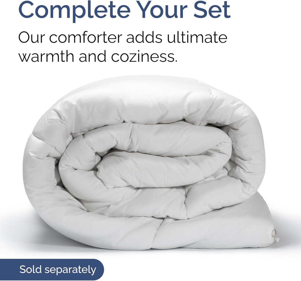 Extra Deep Queen Sheet Set - 6 Piece Breathable & Cooling Sheets - Hotel Luxury