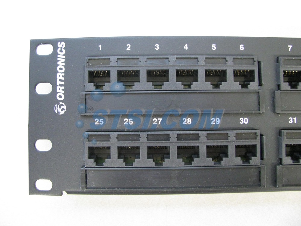 Ortronics TechChoice Cat6 48-Port Patch Panel OR-SP6U48, New Open Box ~STSI