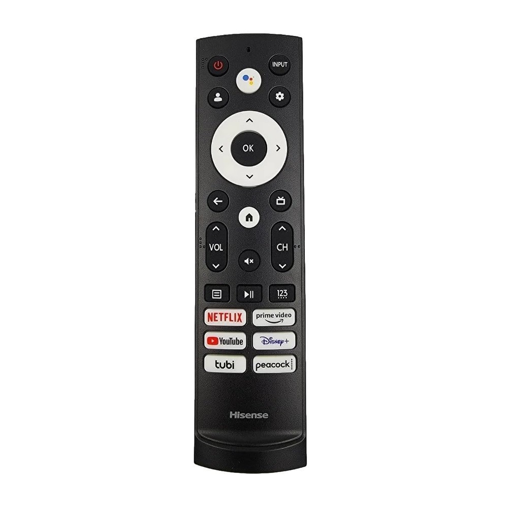 OEM Replacement Remote Control for All Hisense UHD 4K ULED Smart Google Black