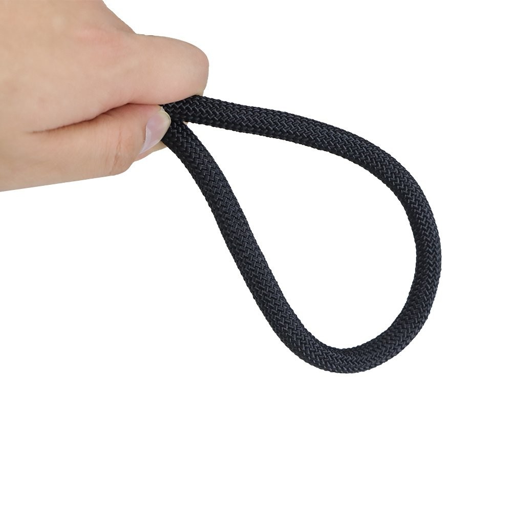 3520Lbs Pulling Braided Polyest Rope Black High Strong Rope 3/8" × 100'