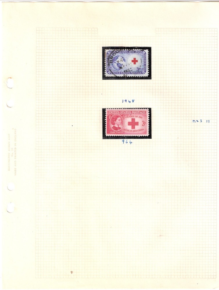 USA Barton; Red Cross SG964  medicine