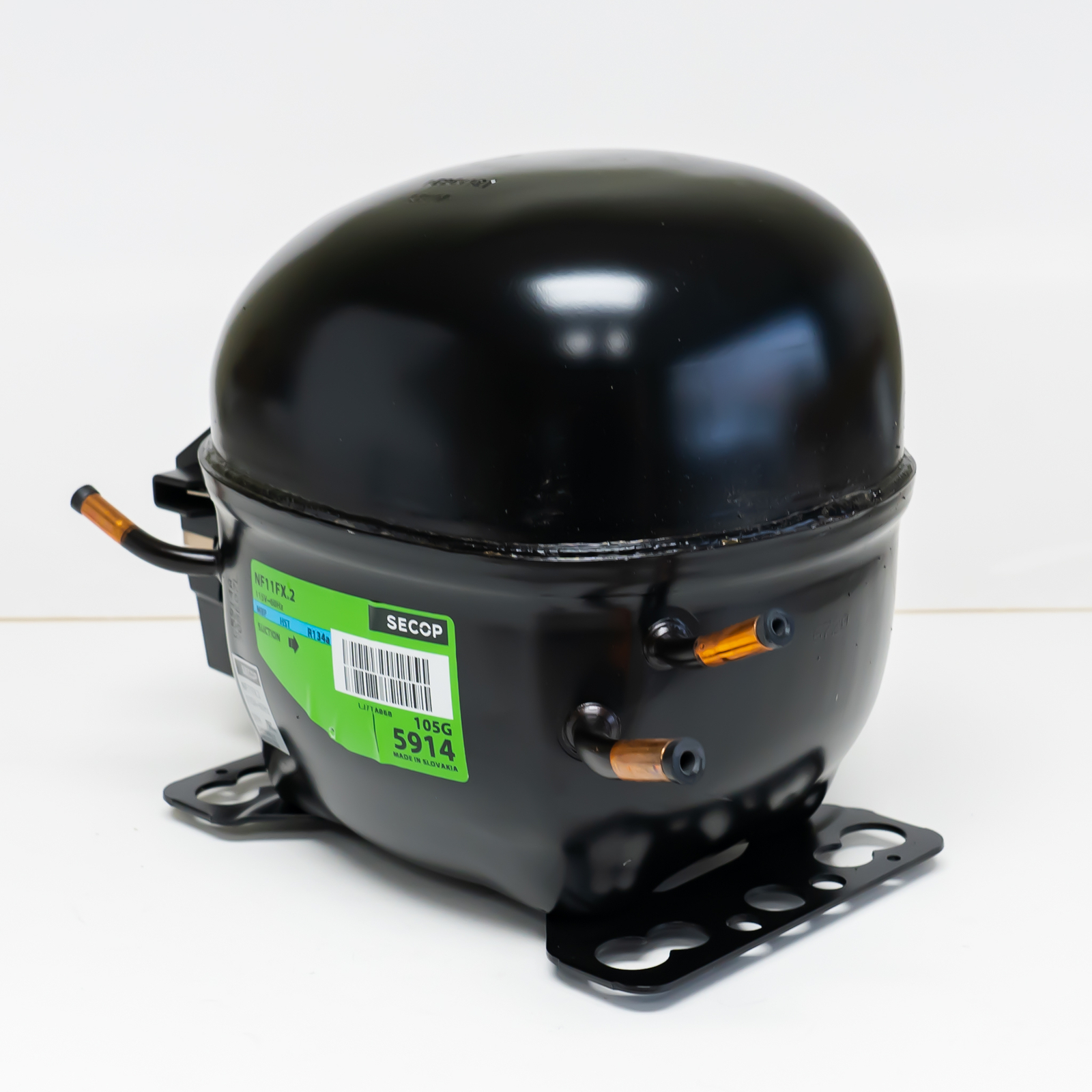 Secop NF11FX-2 R134a Hermetic Refrigeration Compressor 1250 BTU LBP 4840 BTU