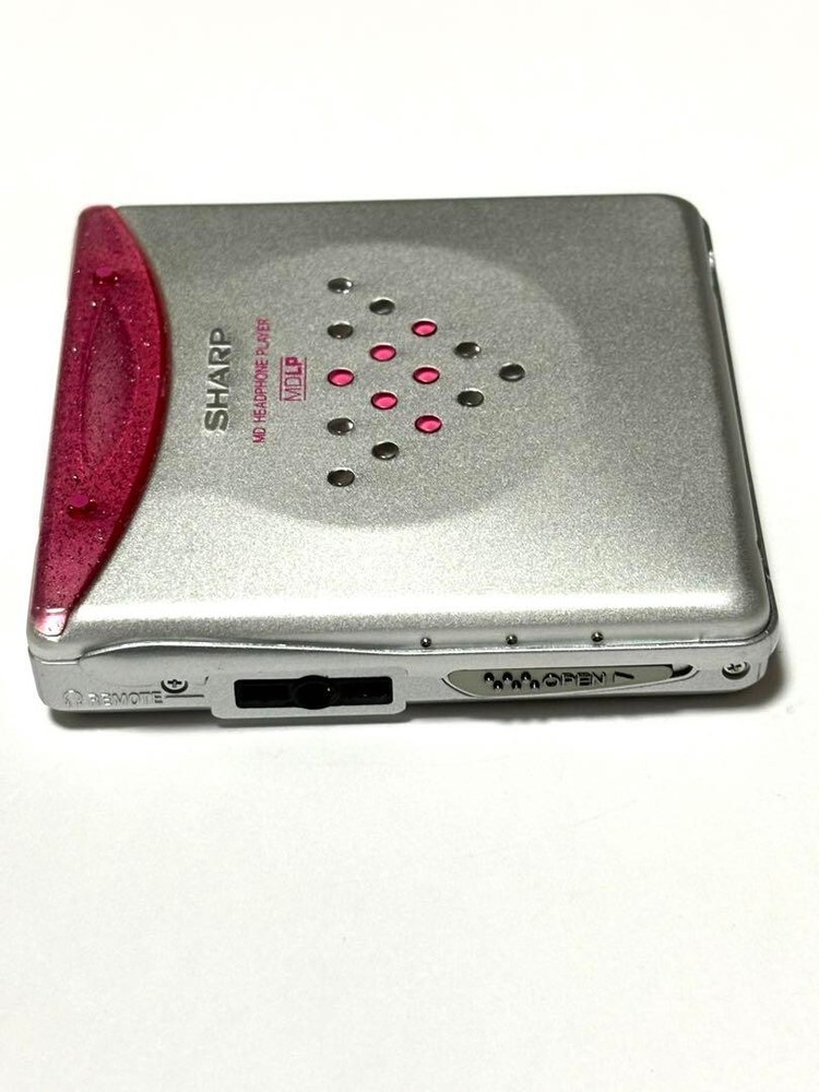 SHARP MD-ST70 MD player Red Very Good