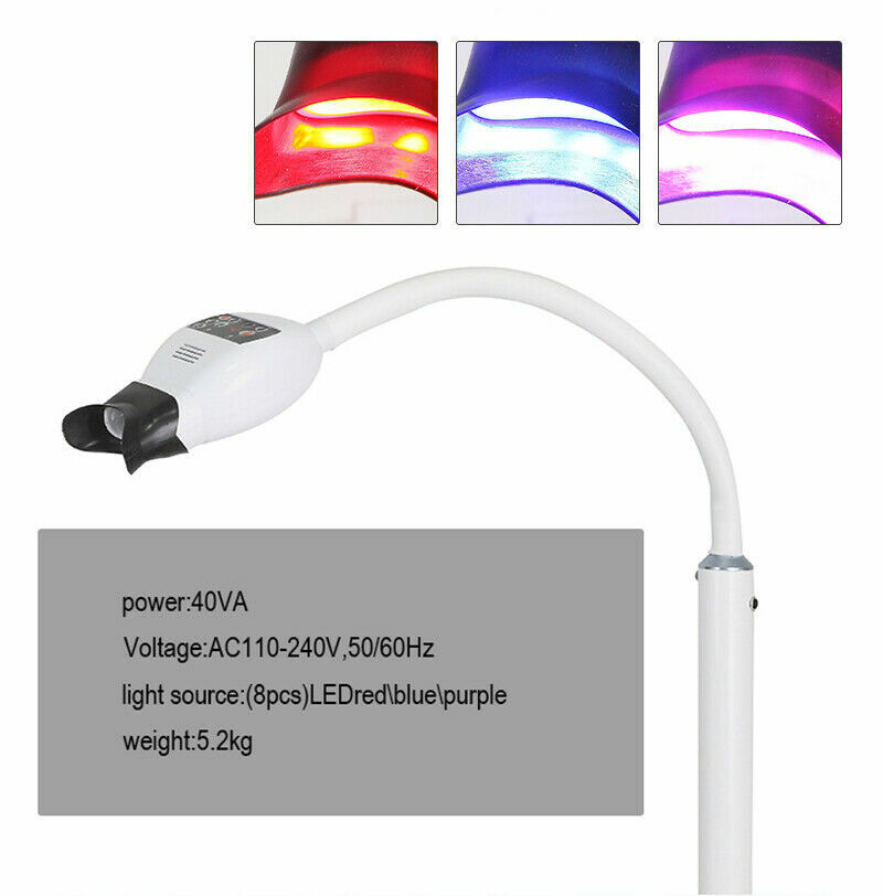 Dental LED Teeth Whitening Bleaching 3 Mode Light Lamp Accelerator Standing Type