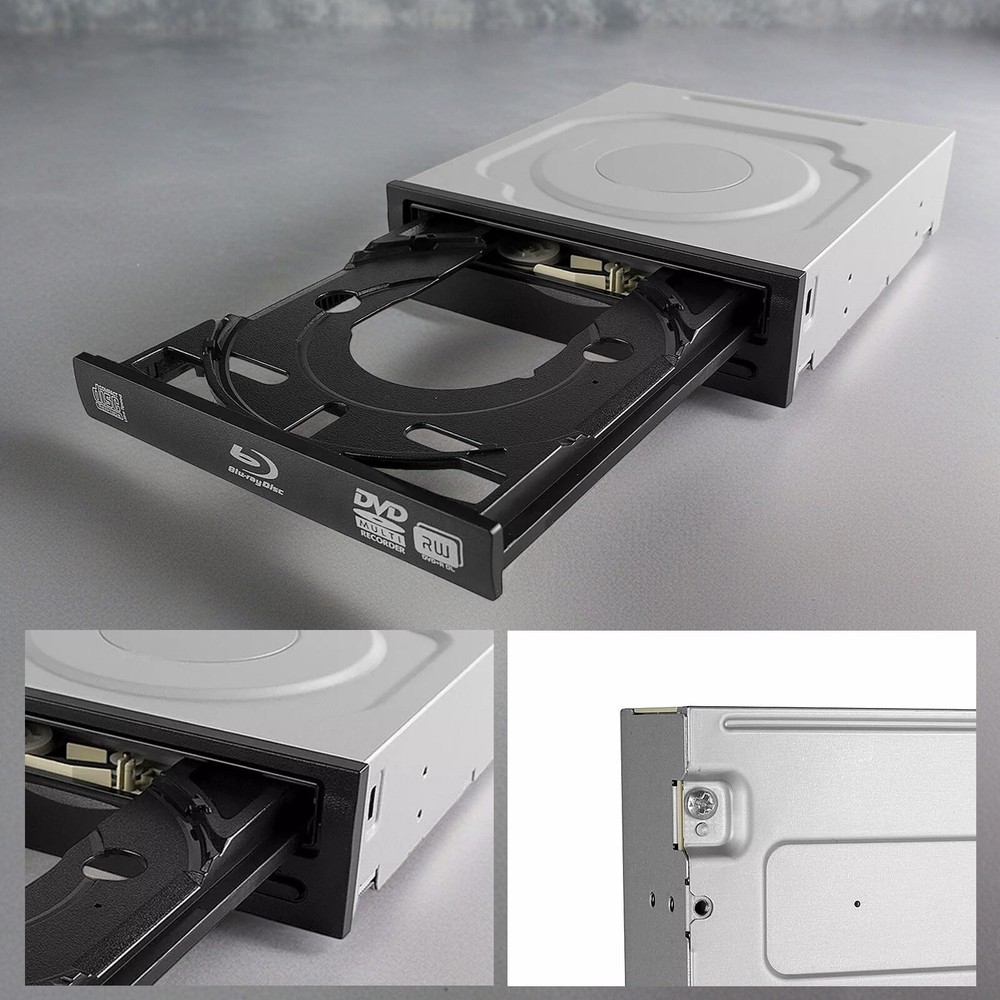 Internal Desktop SATA Blu-ray BD 3D 6X Combo Player Reader DVD Burner PC Drive