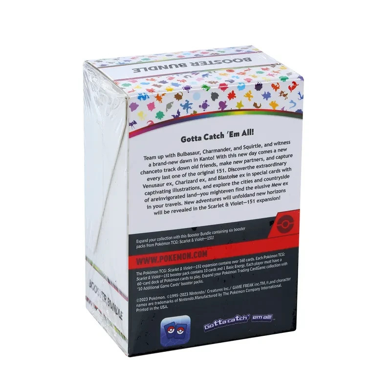 151 Style Trading Card Booster Box English Brand New Sealed (6 booster packs)