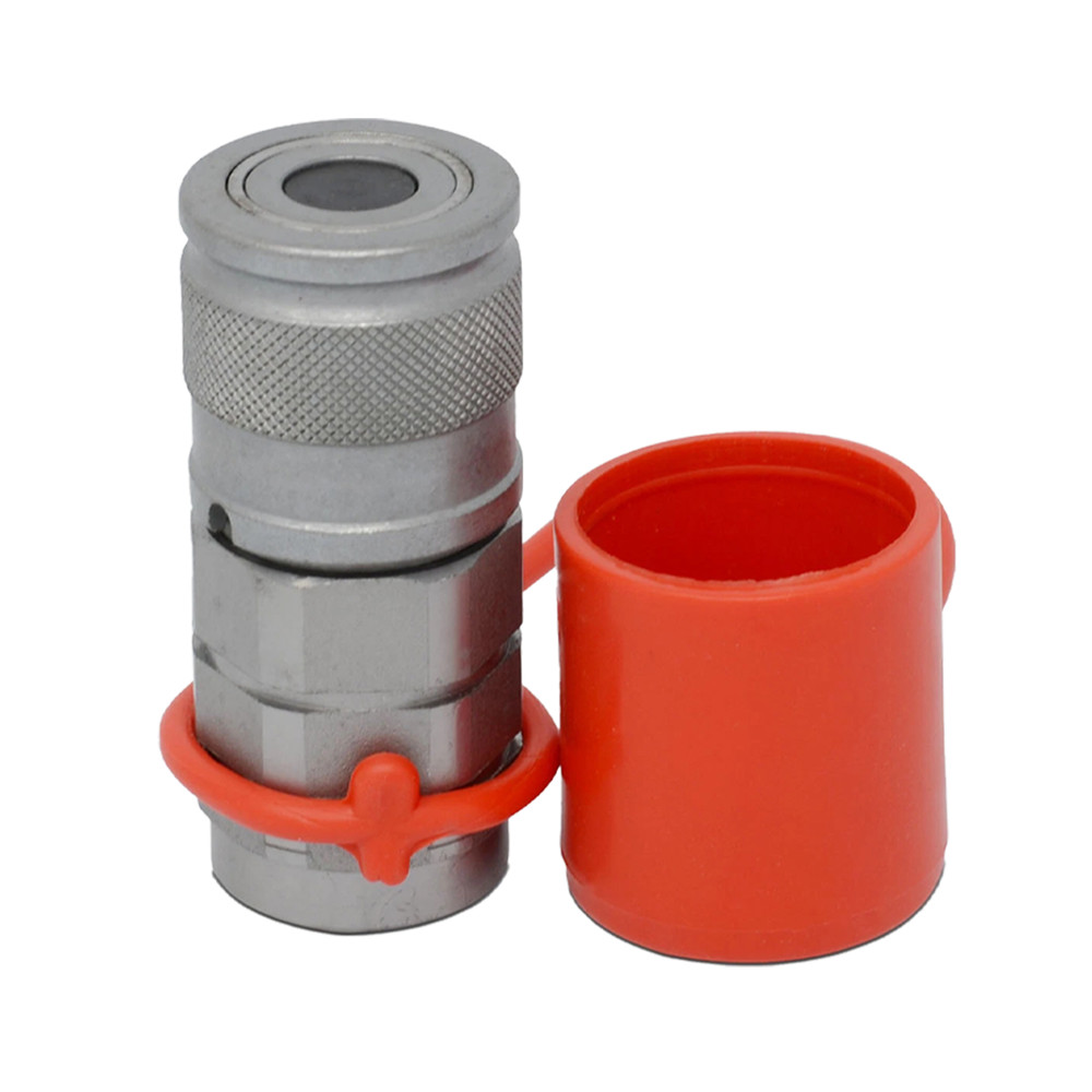 3/8″ Flat Face Hydraulic Quick Connect Female Coupler, 1/2″ NPT ThreadVM8V