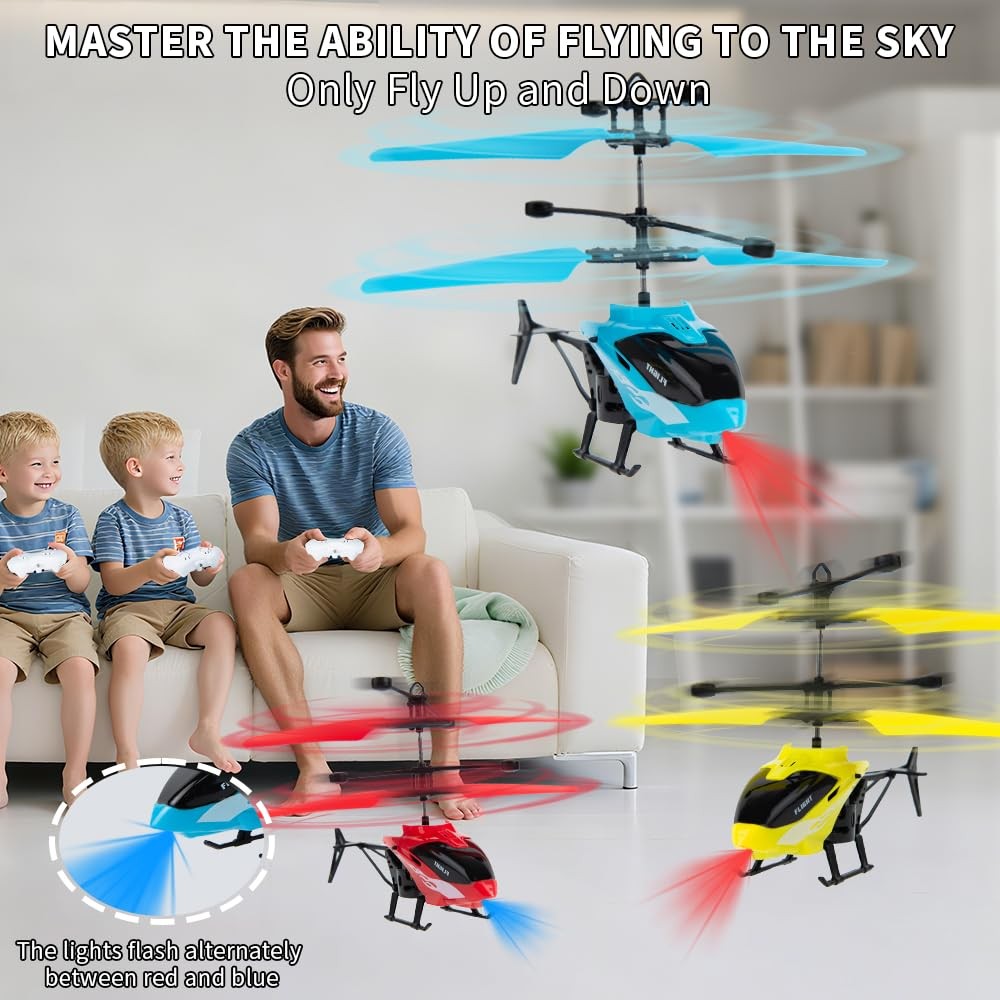 Remote Control Helicopter, Gesture Sensing Indoor Flying Helicopter Red
