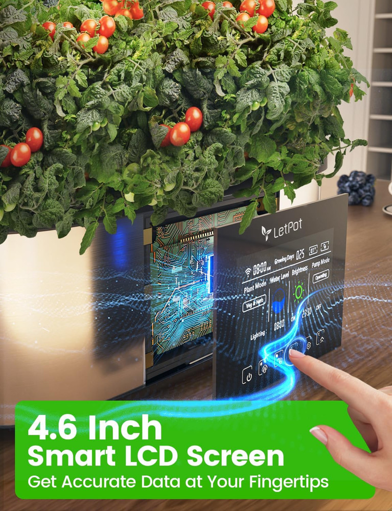 Lph-Max Hydroponics Growing System Kit, 21 Pods APP & Wifi Automatic Controlled