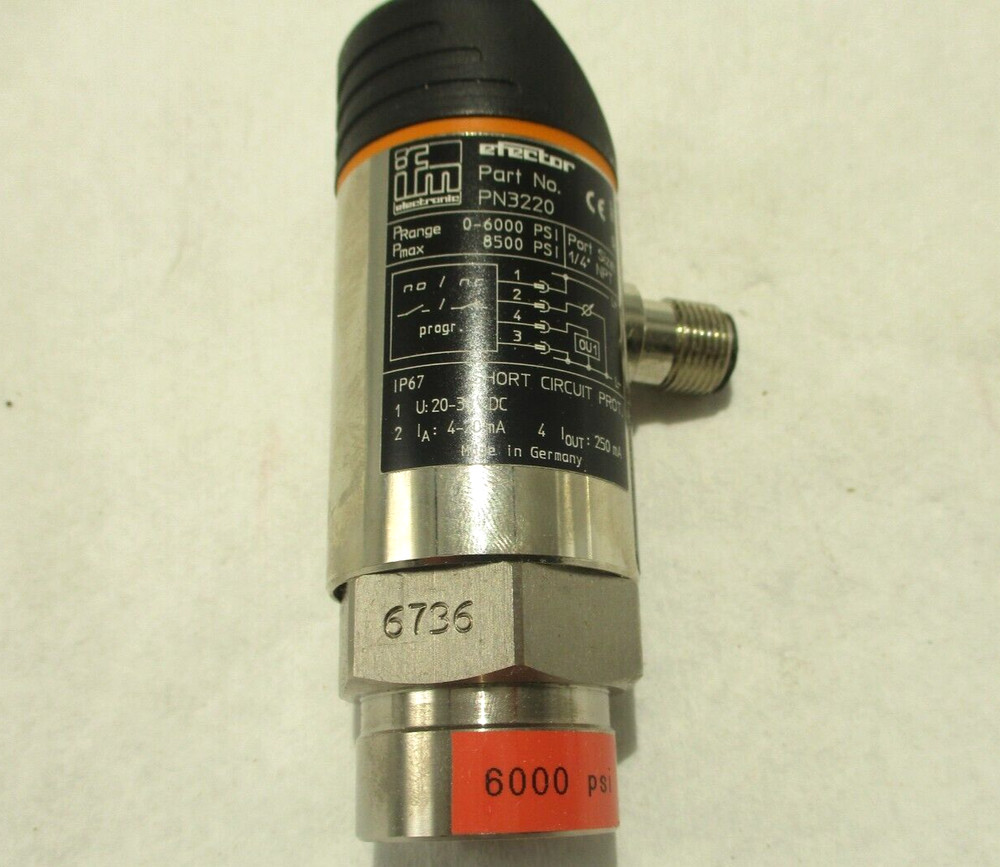 NEW IFM PN3220 PRESSURE SWITCH