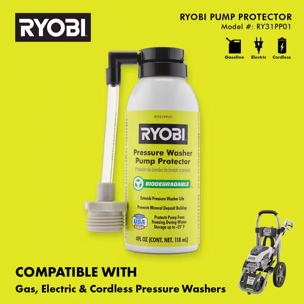 4 Oz. Pressure Washer Pump Protector