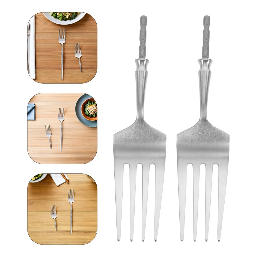 2 Pcs Replacement Heads for Cutlery Forks and Spoons Flatware Custom