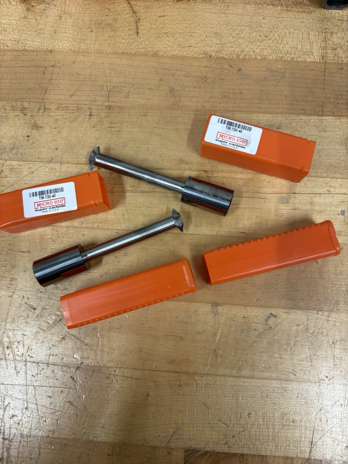 Single Form Thread Milling Cutters from Micro 100 (Part #TM-720-40) Set of 2