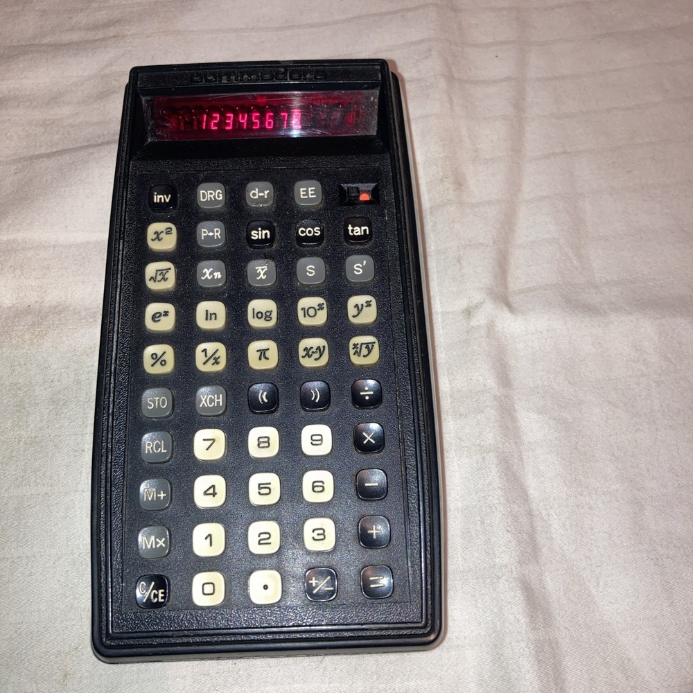Commodore SR4912 Scientific Calculator 1978 Vintage Working