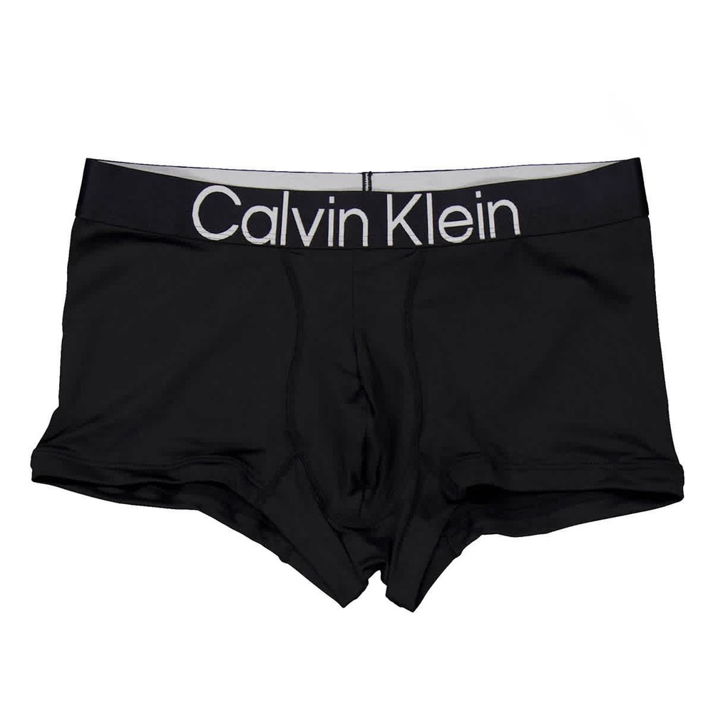 Calvin Klein Black Micro Low-Rise Trunks, Size Small